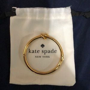 Kate spade gold sailors knot bangle bracelet